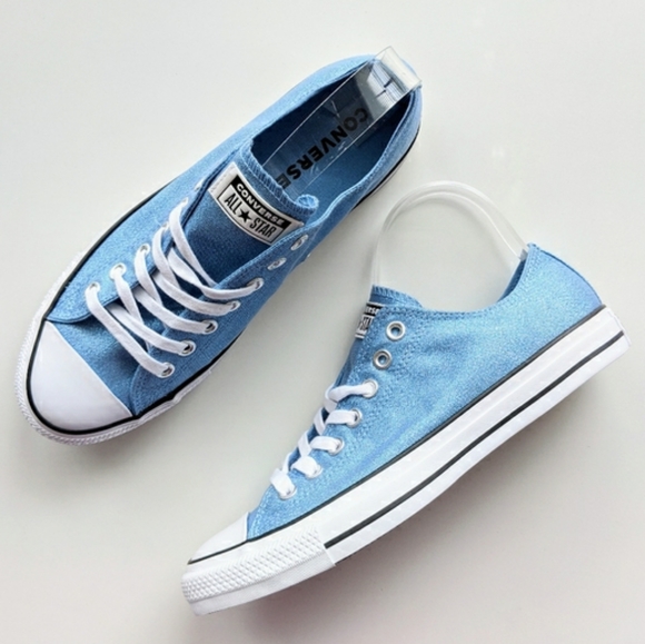 Converse Shoes - 2 FOR 80 Converse Glitter Blue Galaxy
